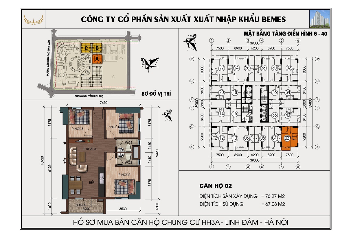 SƠ ĐỒ CHI TIẾT HH3A LLINH ĐÀM