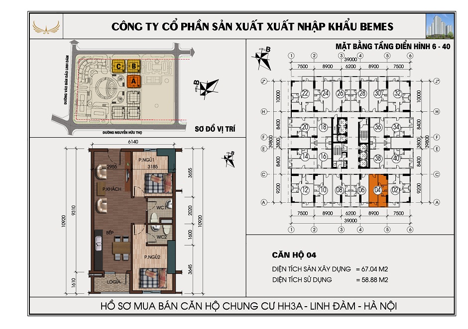 SƠ ĐỒ CHI TIẾT HH3A LLINH ĐÀM