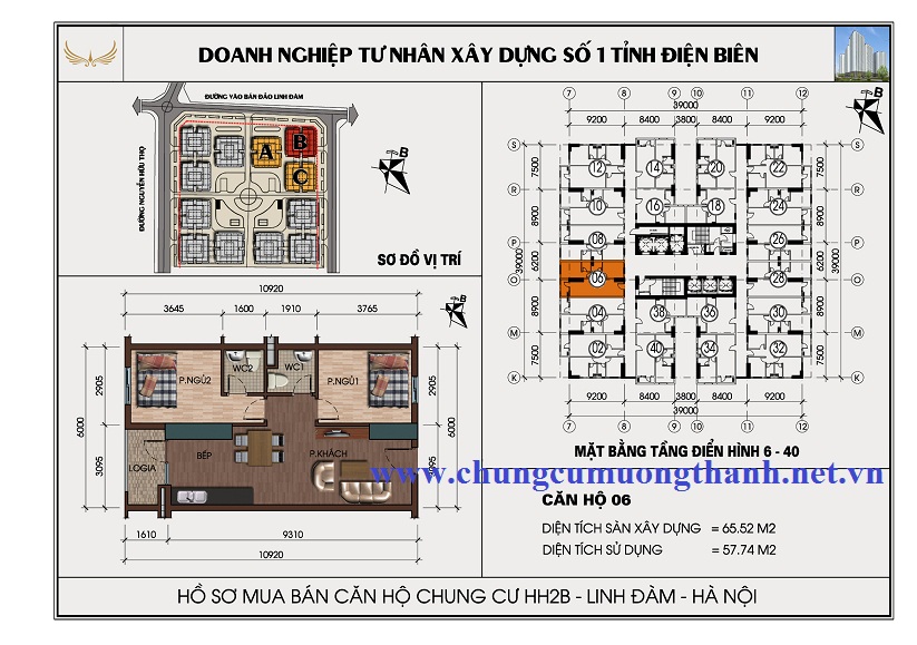 SƠ ĐỒ CHI TIẾT HH2B LINH ĐÀM