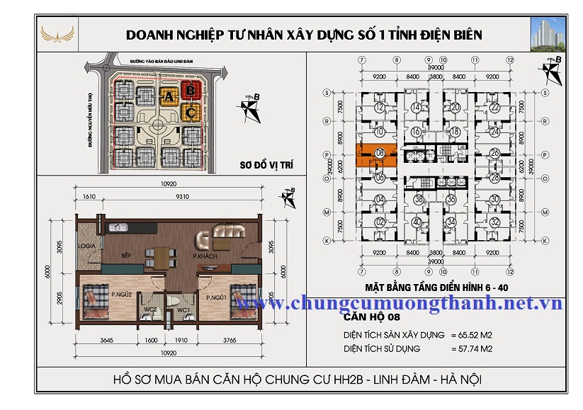 SƠ ĐỒ CHI TIẾT HH2B LINH ĐÀM