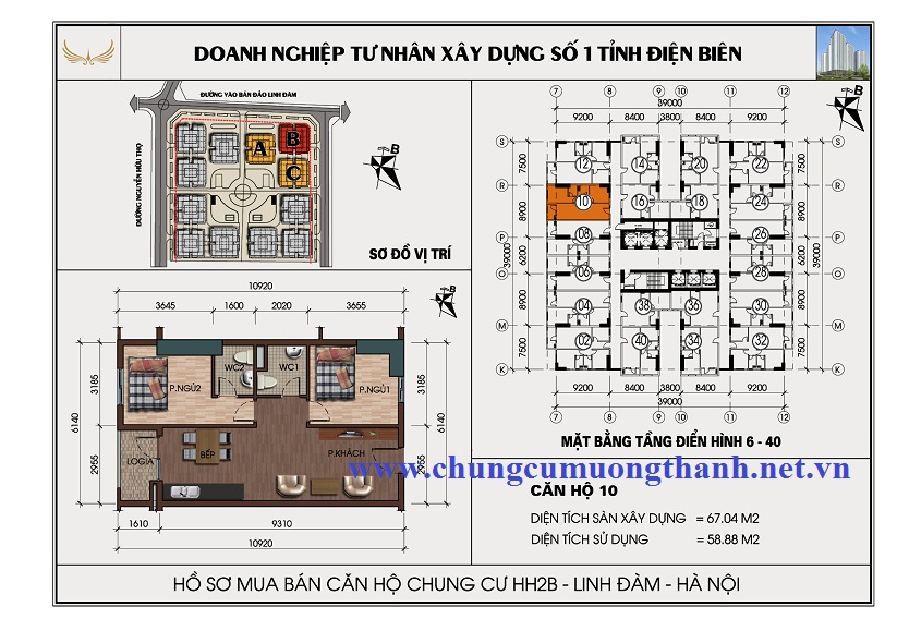 SƠ ĐỒ CHI TIẾT HH2B LINH ĐÀM