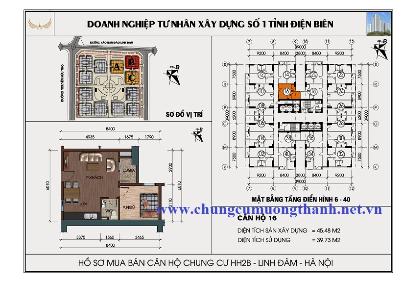 SƠ ĐỒ CHI TIẾT HH2B LINH ĐÀM