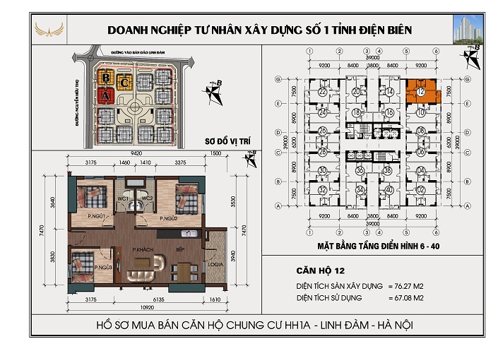 SƠ ĐỒ CHI TIẾT HH1A LLINH ĐÀM