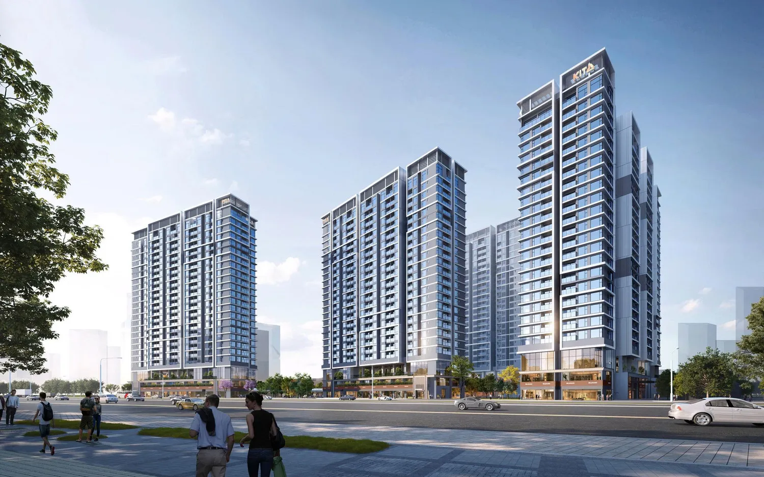 Phối cảnh kiến trúc hiện đại của Ansana by Kita