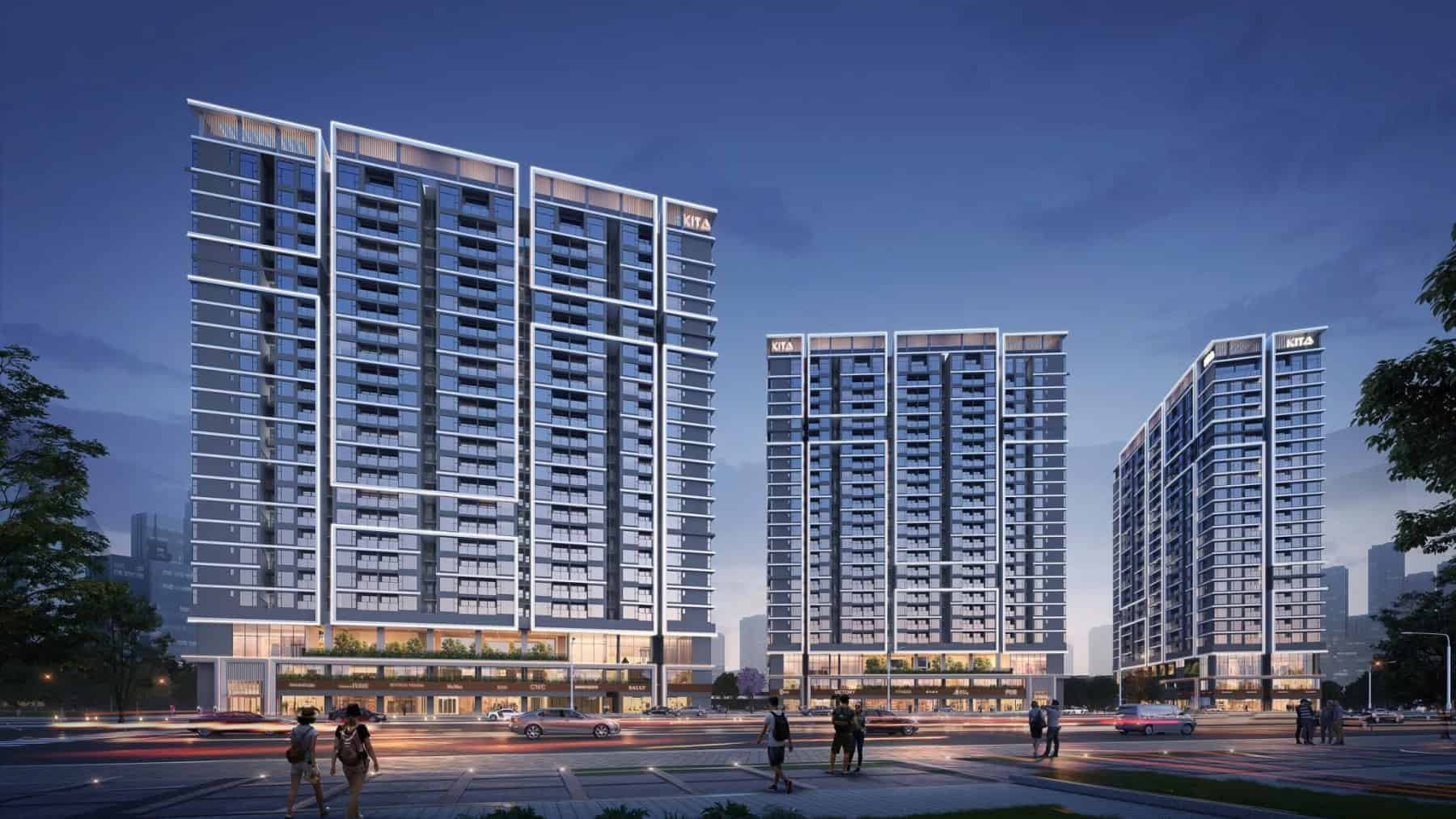 Phối cảnh dự án Ansana by Kita Võ Văn Kiệt